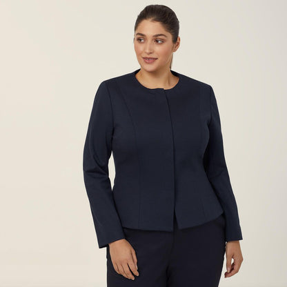 PONTE KNIT CROPPED JACKET