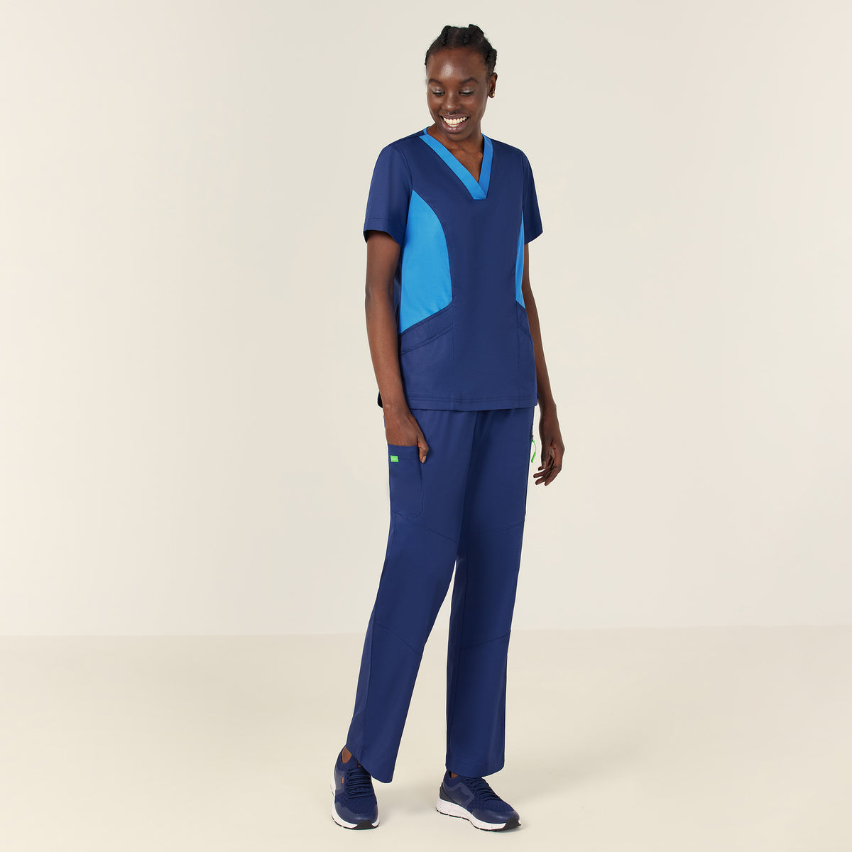 NNT Rontgen Elastic Waist Scrub Pant (CATCGF) – Navy
