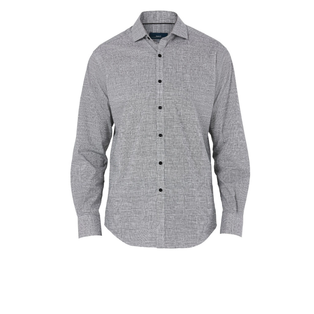 CAMISA DE MANGA COMPRIDA COM MISTURA DE ALGODÃO STRETCH