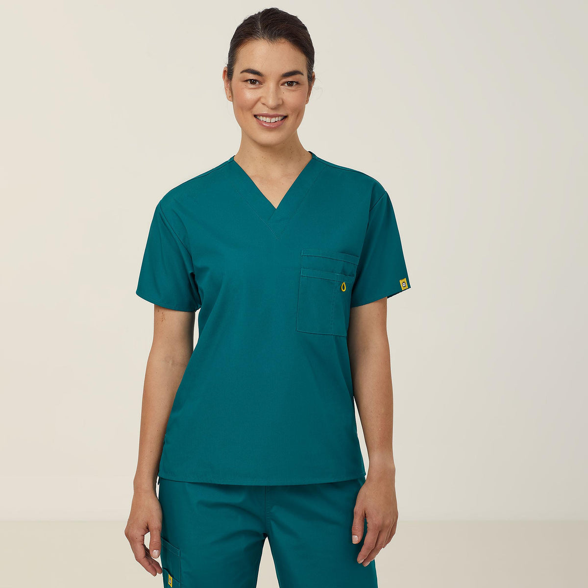 NNT WonderWink Scrub Top Alpha (CATRE4) – Green