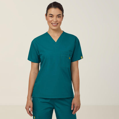 NNT WonderWink Scrub Top Alpha (CATRE4) – Green
