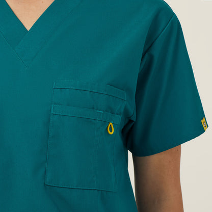 NNT WonderWink Scrub Top Alpha (CATRE4) – Green