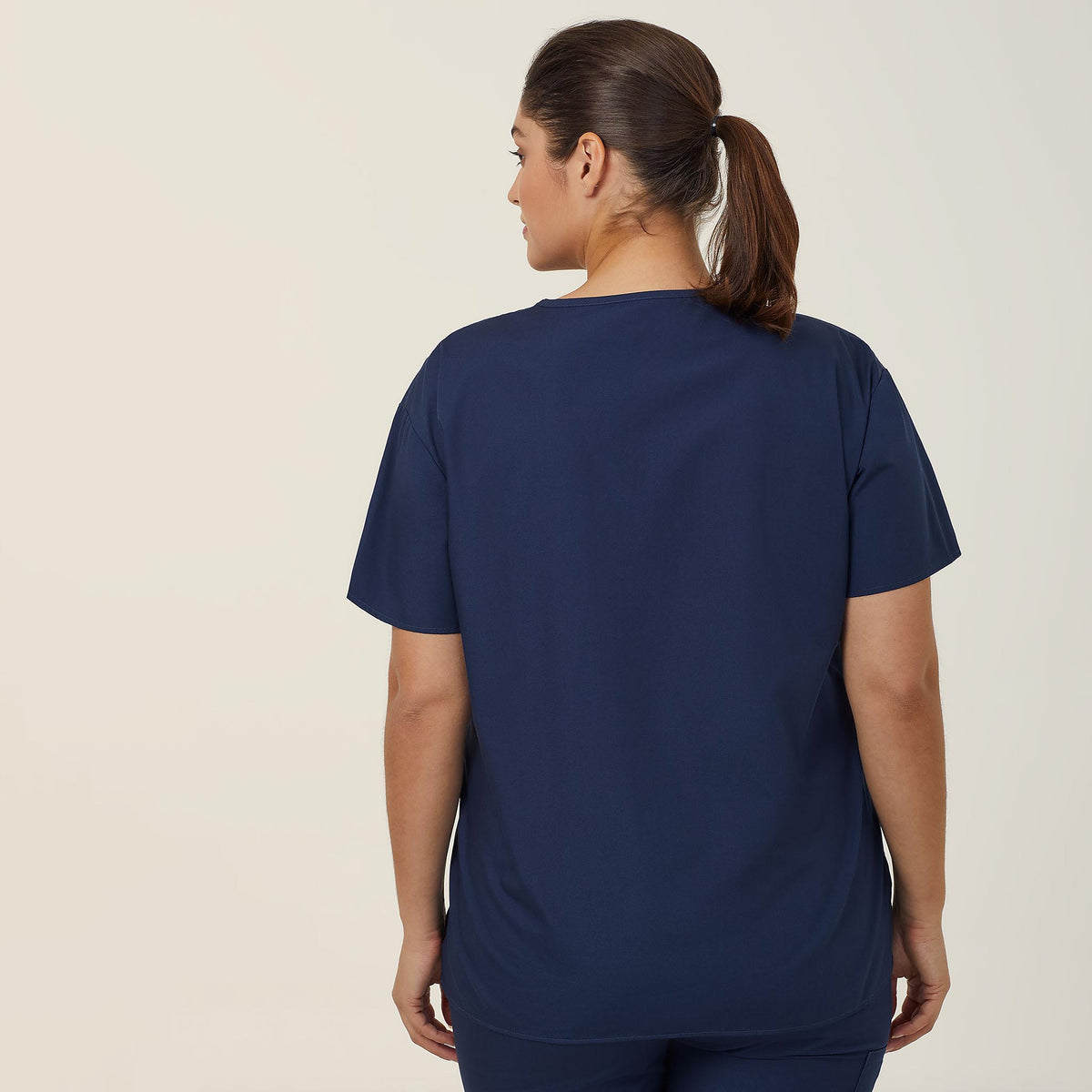 NNT WonderWink Scrub Top Alpha (CATRE4) – Navy