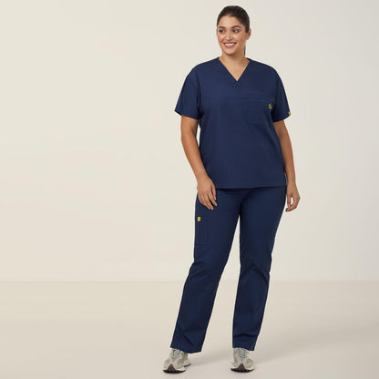 NNT WonderWink Scrub Top Alpha (CATRE4) – Navy