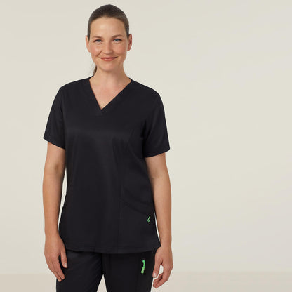 NNT Nightingale V-Neck Classic Scrub Top (CATU5F) – Black