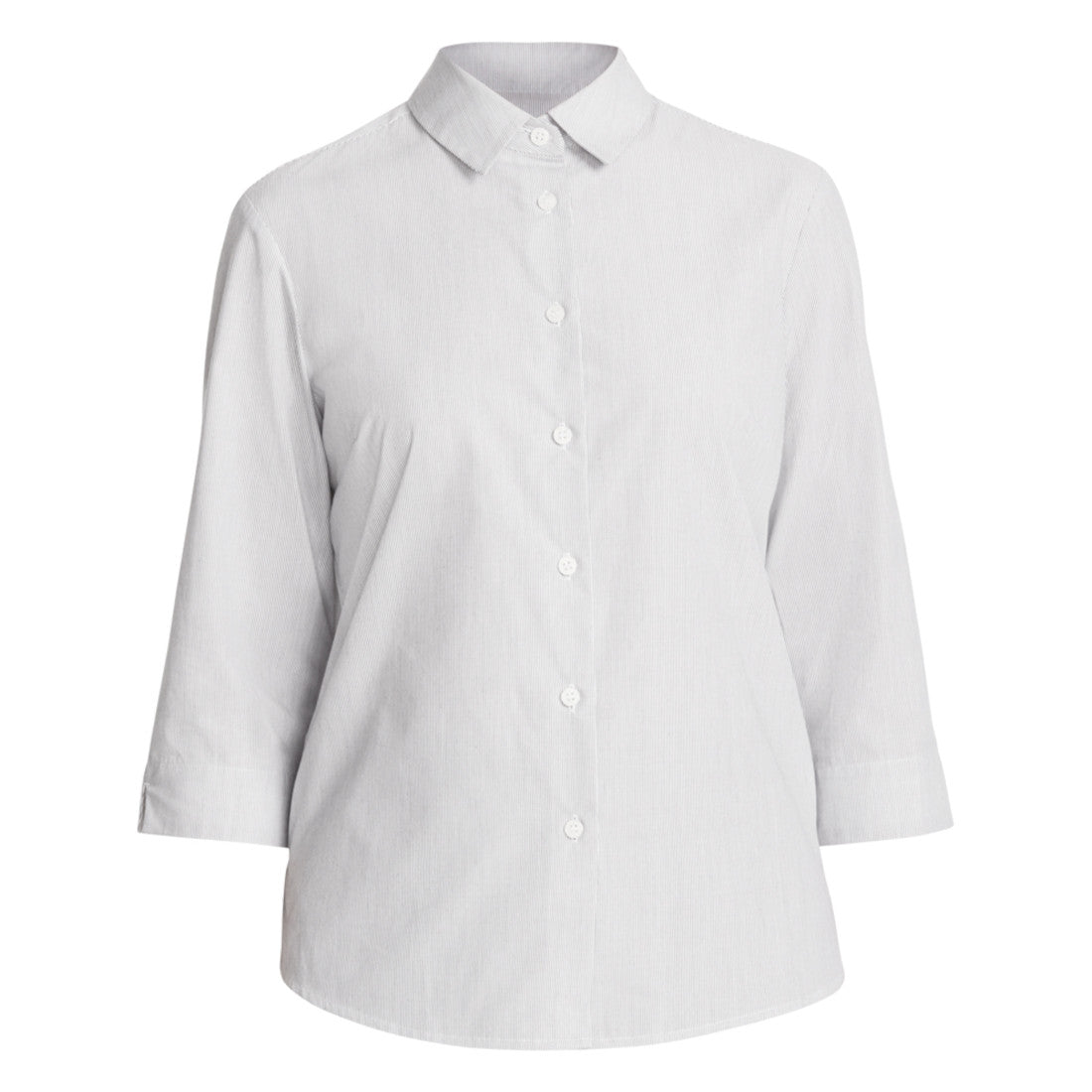 NNT Textured Stripe 3/4 Sleeve Shirt (CATU63) – Charcoal