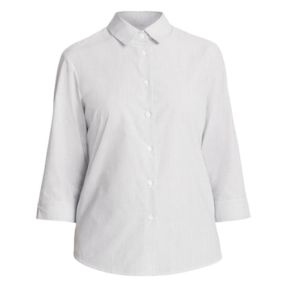 NNT Textured Stripe 3/4 Sleeve Shirt (CATU63) – Charcoal