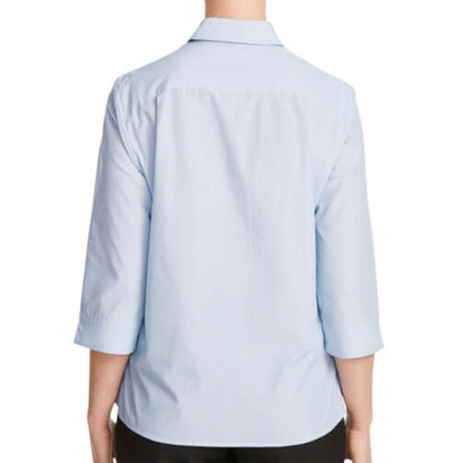 NNT Textured Stripe 3/4 Sleeve Shirt (CATU63) – Light Blue