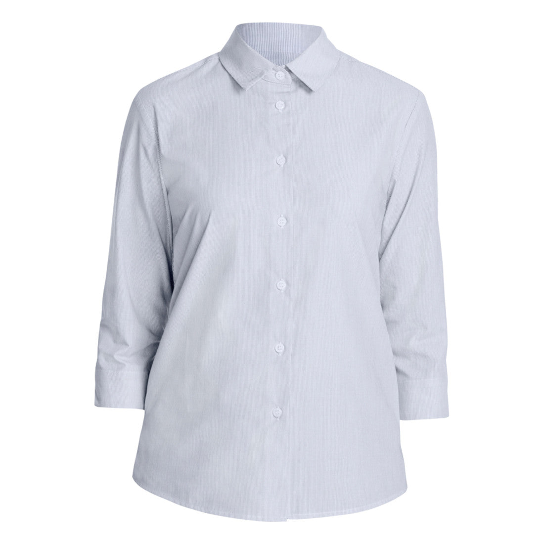 NNT Textured Stripe 3/4 Sleeve Shirt (CATU63) – Mid Blue