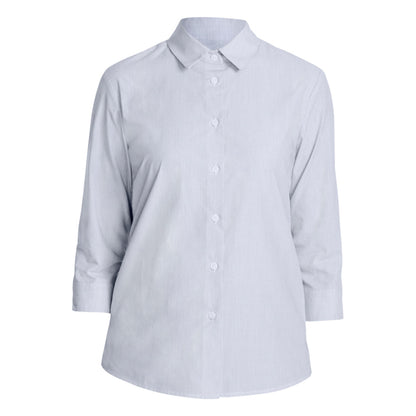 NNT Textured Stripe 3/4 Sleeve Shirt (CATU63) – Mid Blue