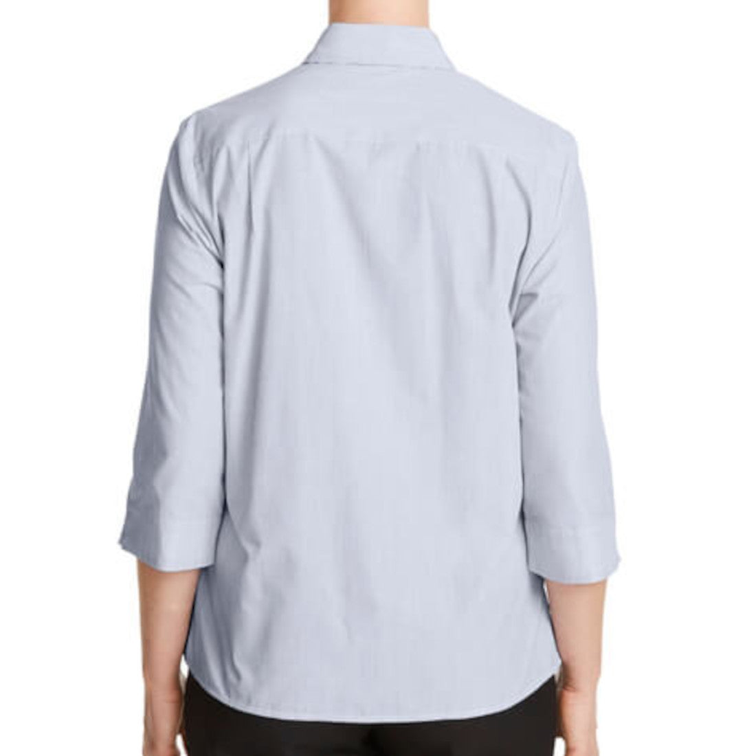 NNT Textured Stripe 3/4 Sleeve Shirt (CATU63) – Mid Blue