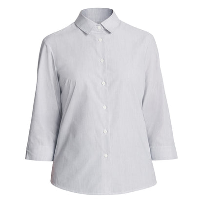 NNT Textured Stripe 3/4 Sleeve Shirt (CATU63) – Navy