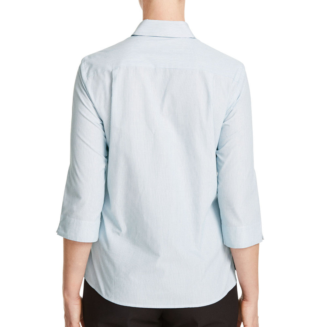 NNT Textured Stripe 3/4 Sleeve Shirt (CATU63) – Teal
