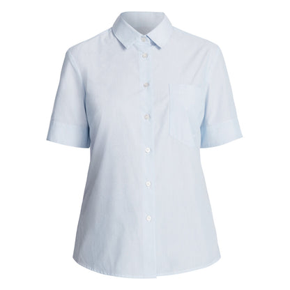 NNT Textured Stripe Short Sleeve Shirt (CATU65) – Light Blue