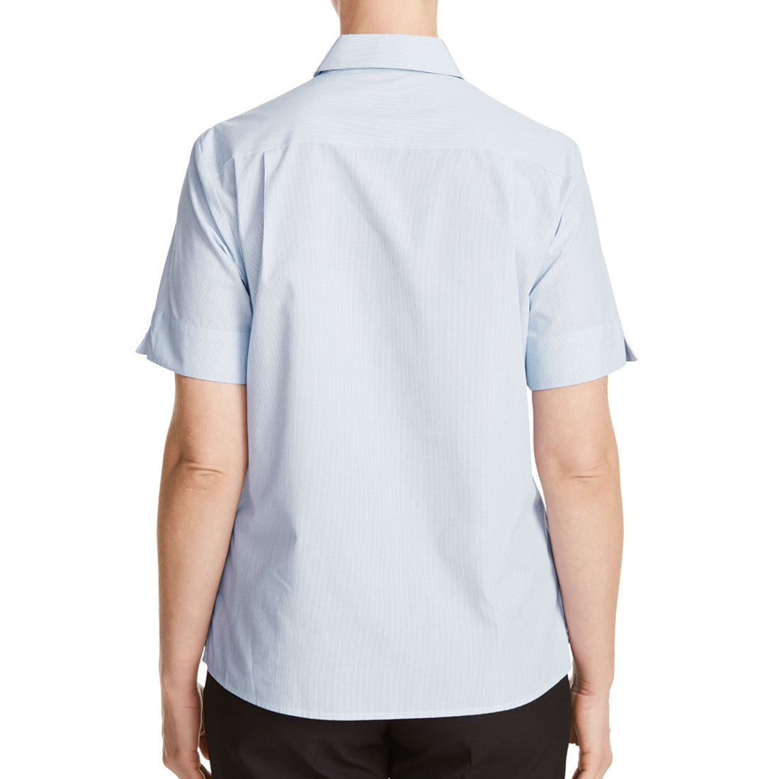 NNT Textured Stripe Short Sleeve Shirt (CATU65) – Light Blue