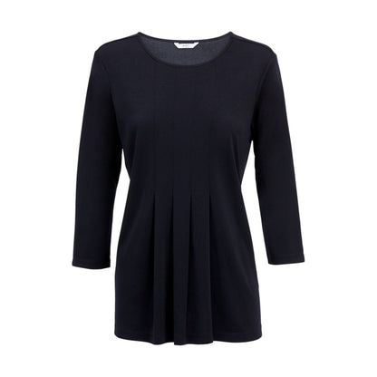 NNT Matt Jersey 3/4 Sleeve Pleat Front T-Top (CATU7D) – Dark Navy