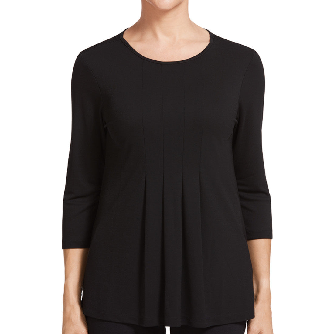 NNT Matt Jersey 3/4 Sleeve T-Top (CATU7E) – Black