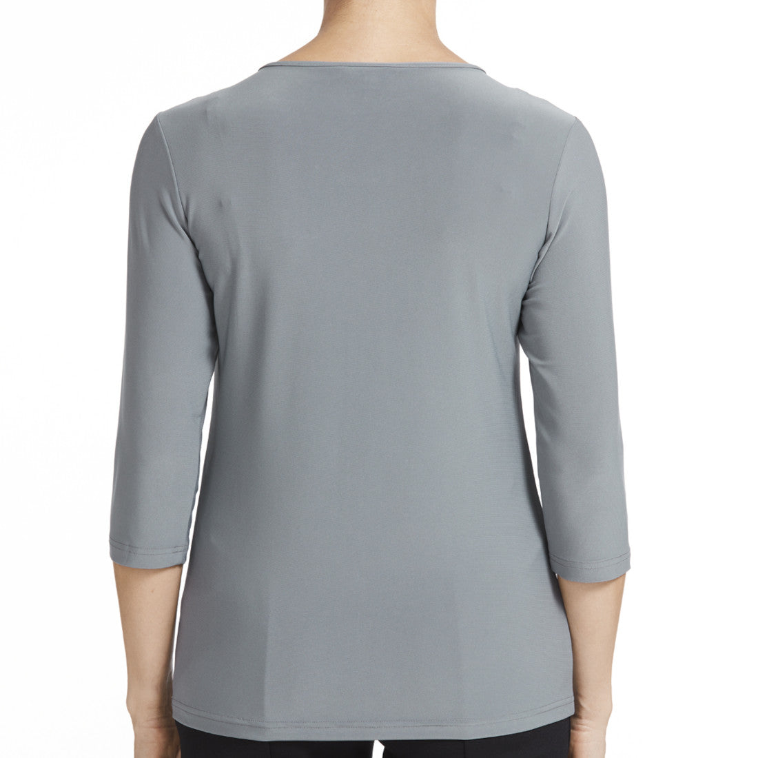 NNT Soft Jersey 3/4 Round Neck T-Top (CATU9Q) – Charcoal