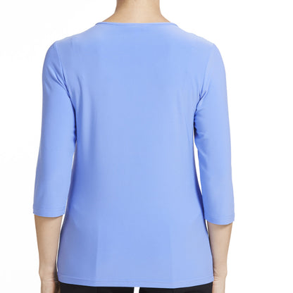 NNT Soft Jersey 3/4 Round Neck T-Top (CATU9Q) – Light Blue