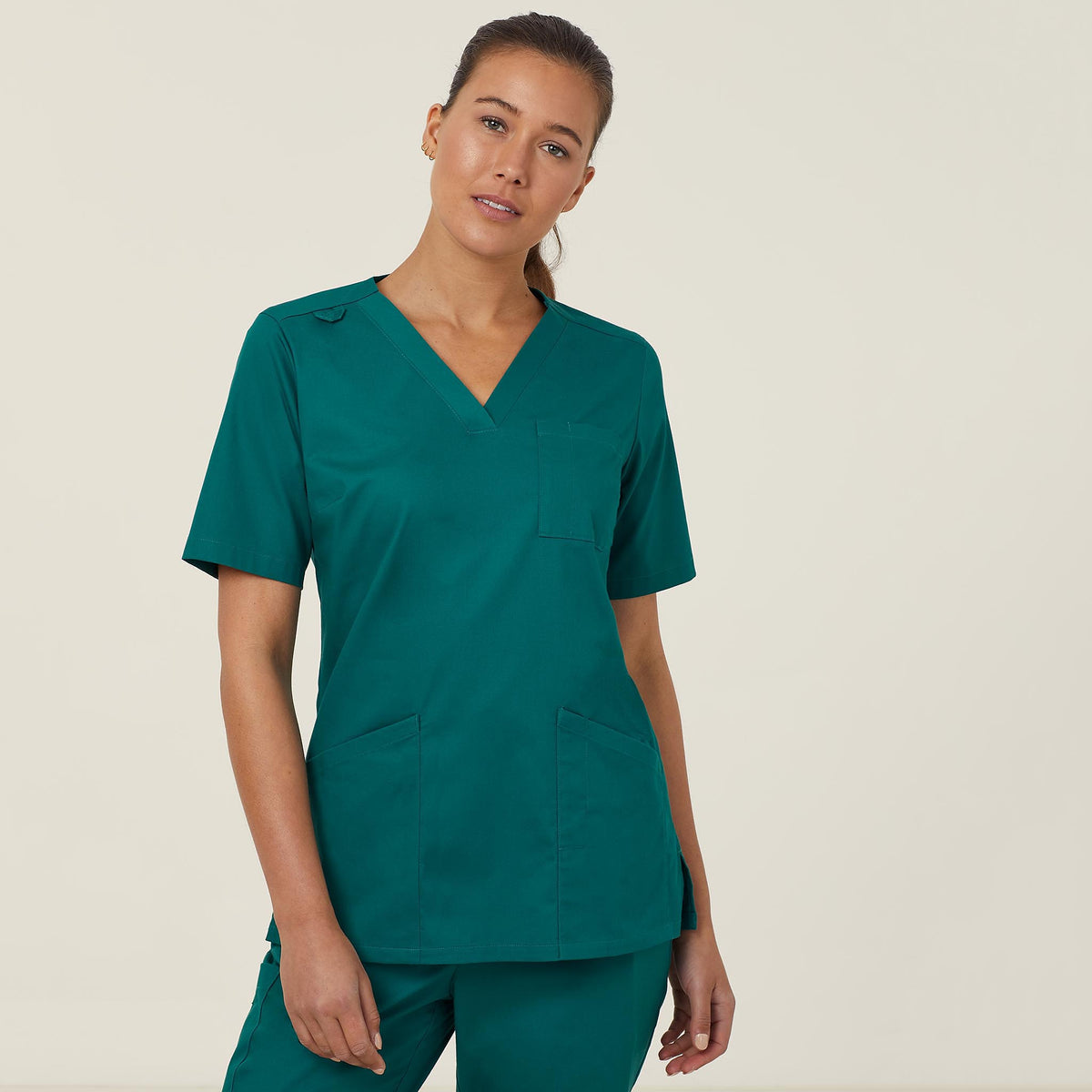 NNT Vital Antibacterial Mayo Scrub Top (CATUMN) – Hunter Green
