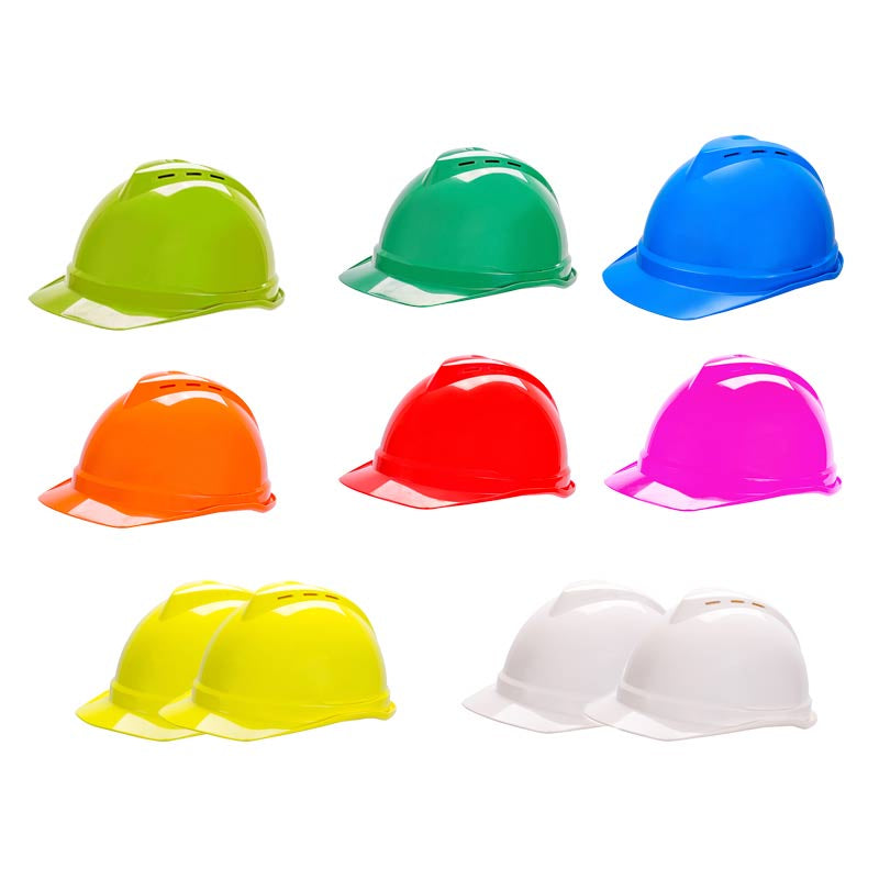 Capacete MSA V-Gard 500 com suspensão por chave