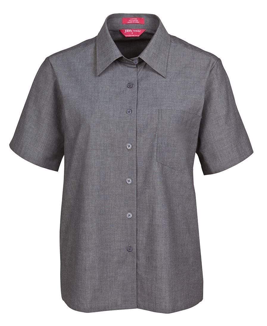 JB’S LADIES ORIGINAL S/S FINE CHAMBRAY SHIRT