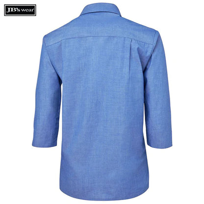 JB’S LADIES ORIGINAL 3/4 INDIGO CHAMBRAY SHIRT