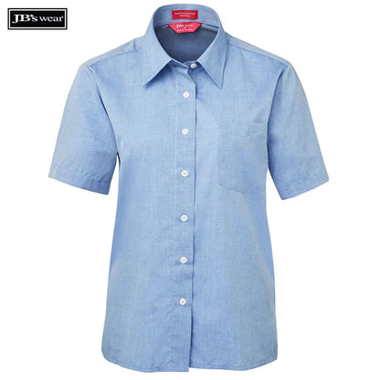 JB’S LADIES ORIGINAL S/S FINE CHAMBRAY SHIRT