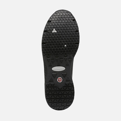 Sapatos de trabalho para mulher Superlite em pele, modelo slip-on - Preto