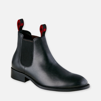 URBAN LEATHER GUSSET DRESS BOOTS