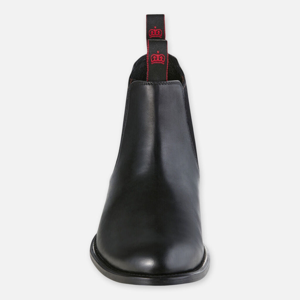 URBAN LEATHER GUSSET DRESS BOOTS