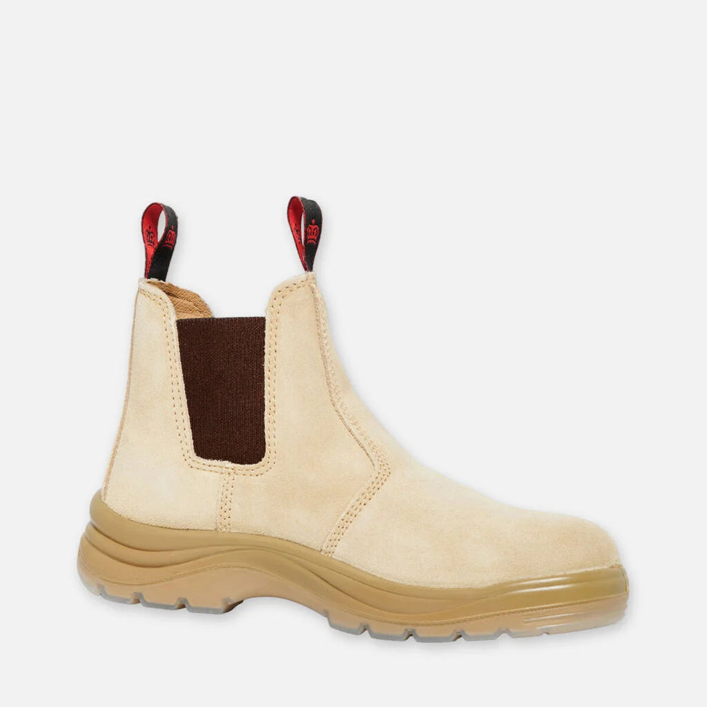 Sepatu Bot Kerja Flinders Suede Steel Cap Gusset