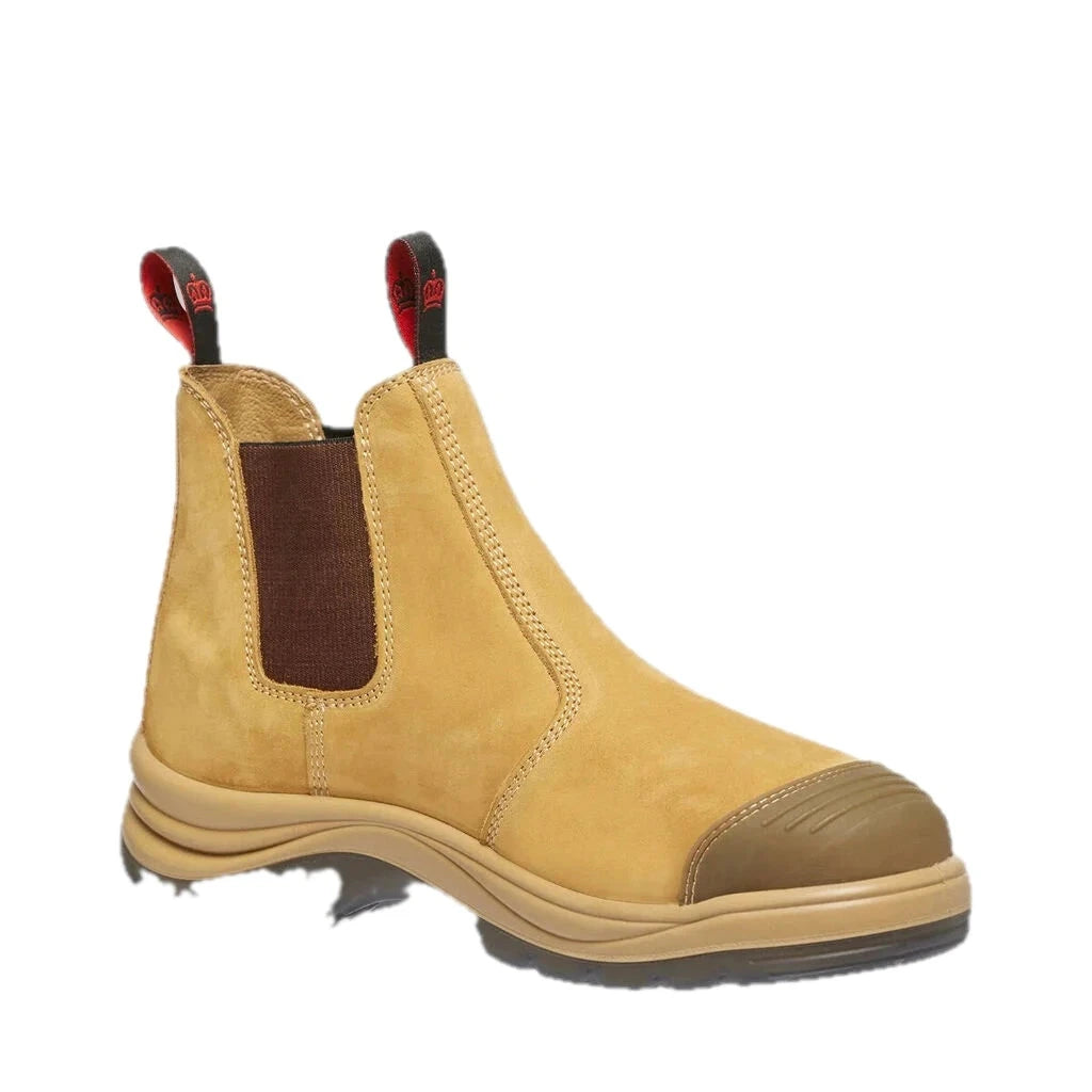 Tradie Gusset Steel Cap Safety Boots With Scuff Cap