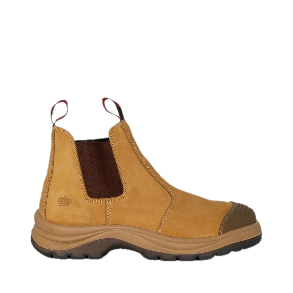 Tradie Gusset Steel Cap Safety Boots With Scuff Cap