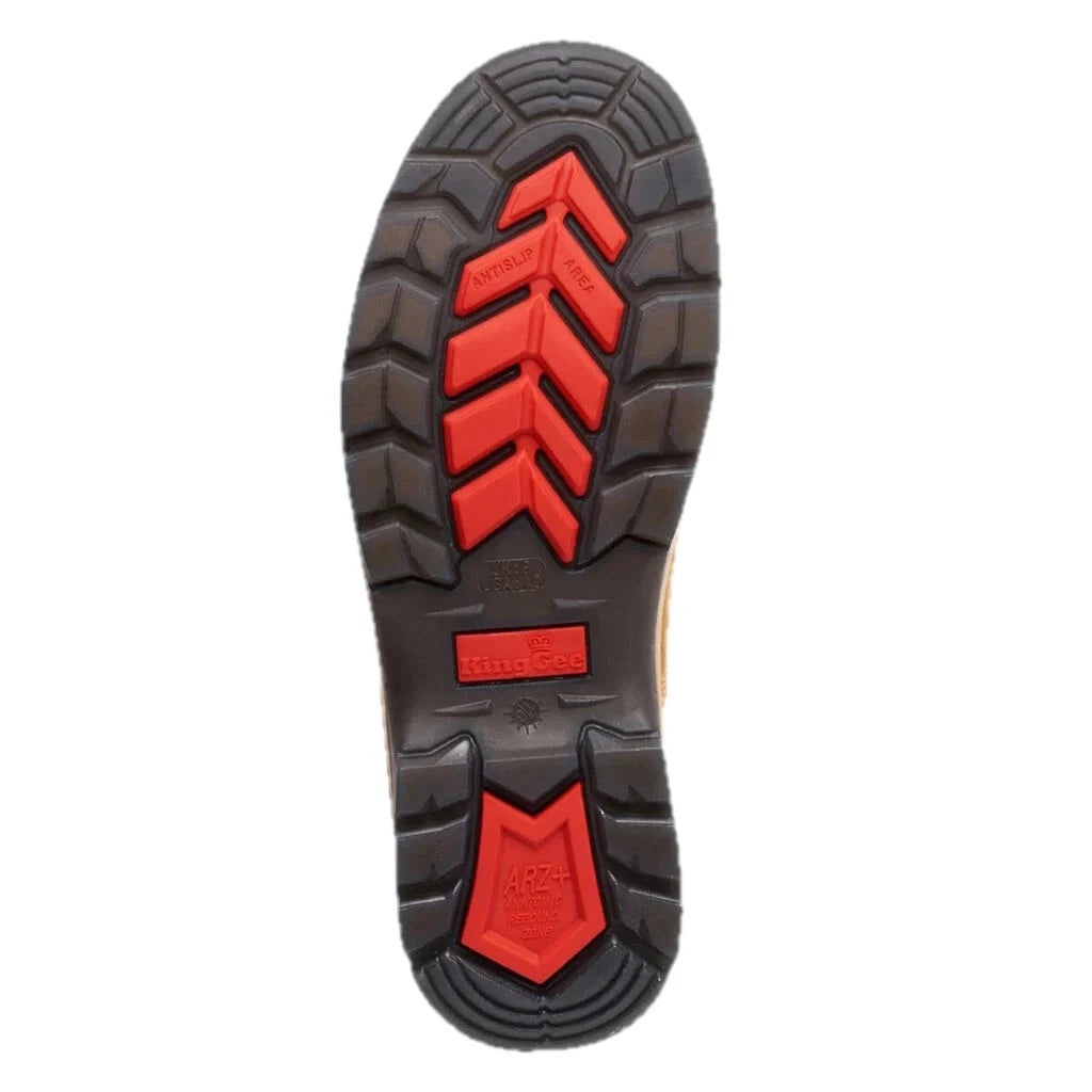Tradie Gusset Steel Cap Safety Boots With Scuff Cap