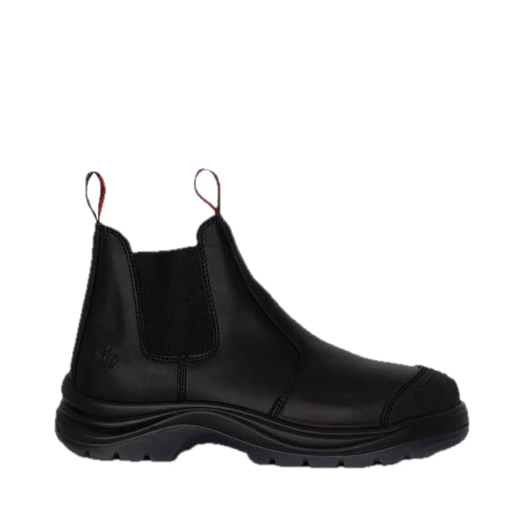 Sepatu Bot Keselamatan Tradie Gusset Steel Cap dengan Scuff Cap