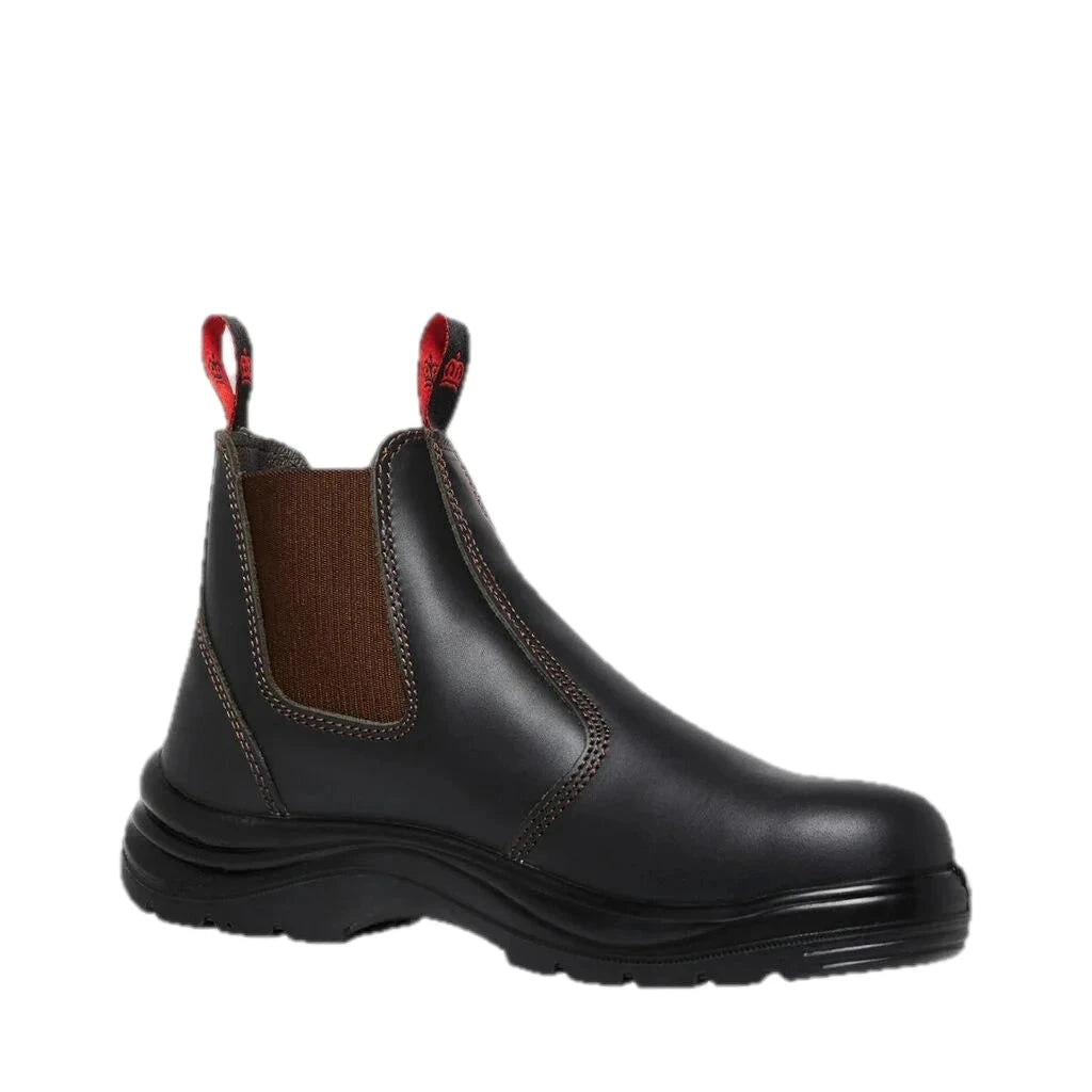 Flinders Leather Steel Cap Gusset Work Boots