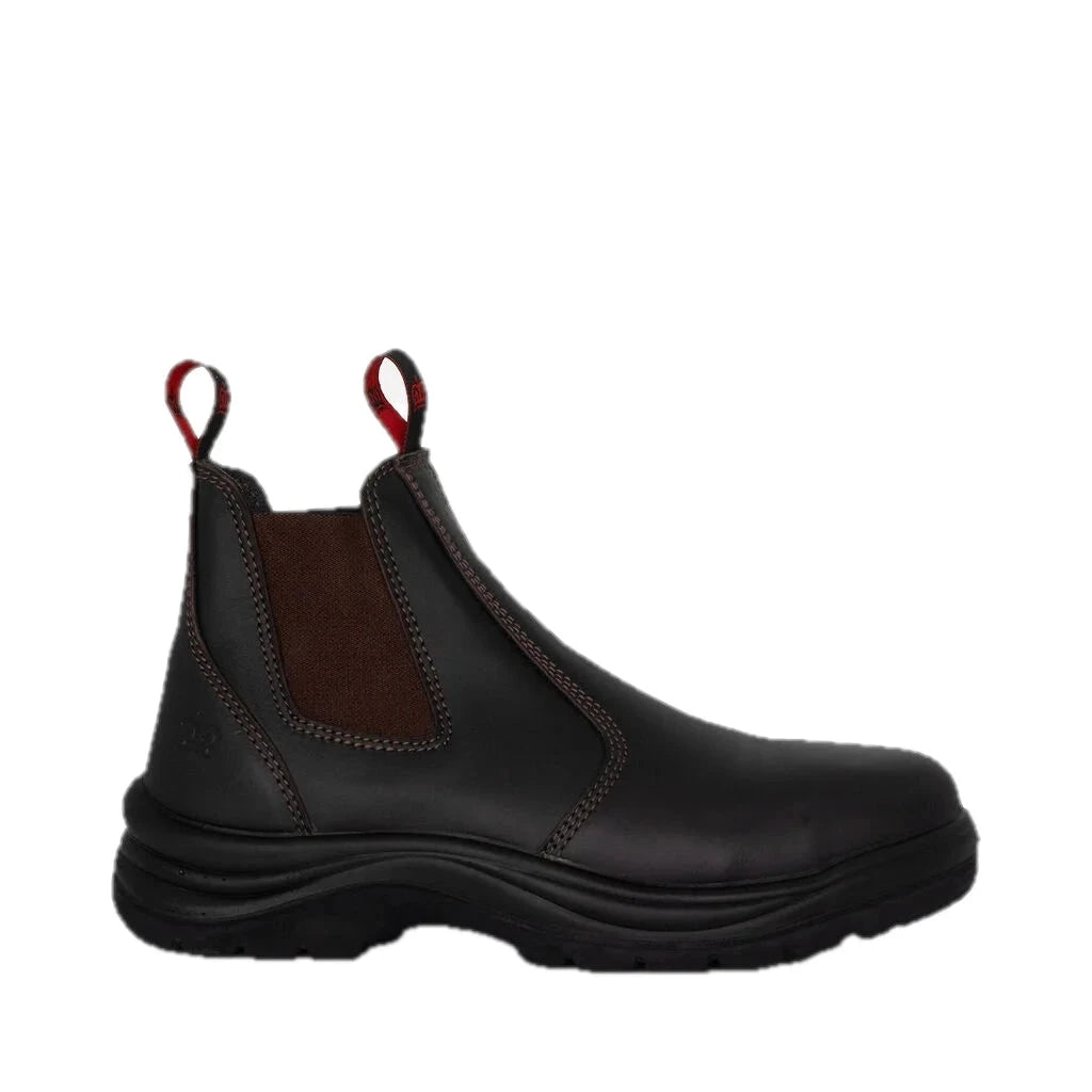 Flinders Leather Steel Cap Gusset Work Boots
