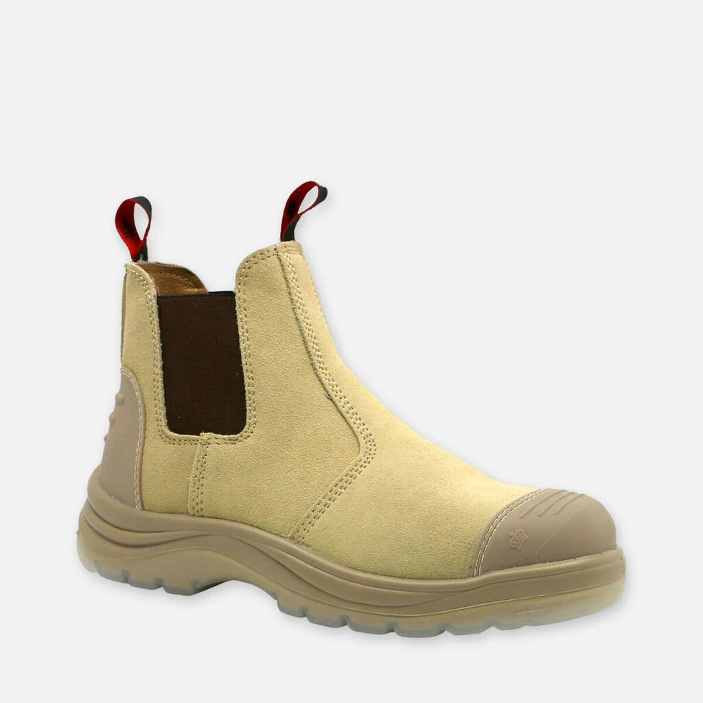 Wills Suede Steel Cap Gusset Work Boots