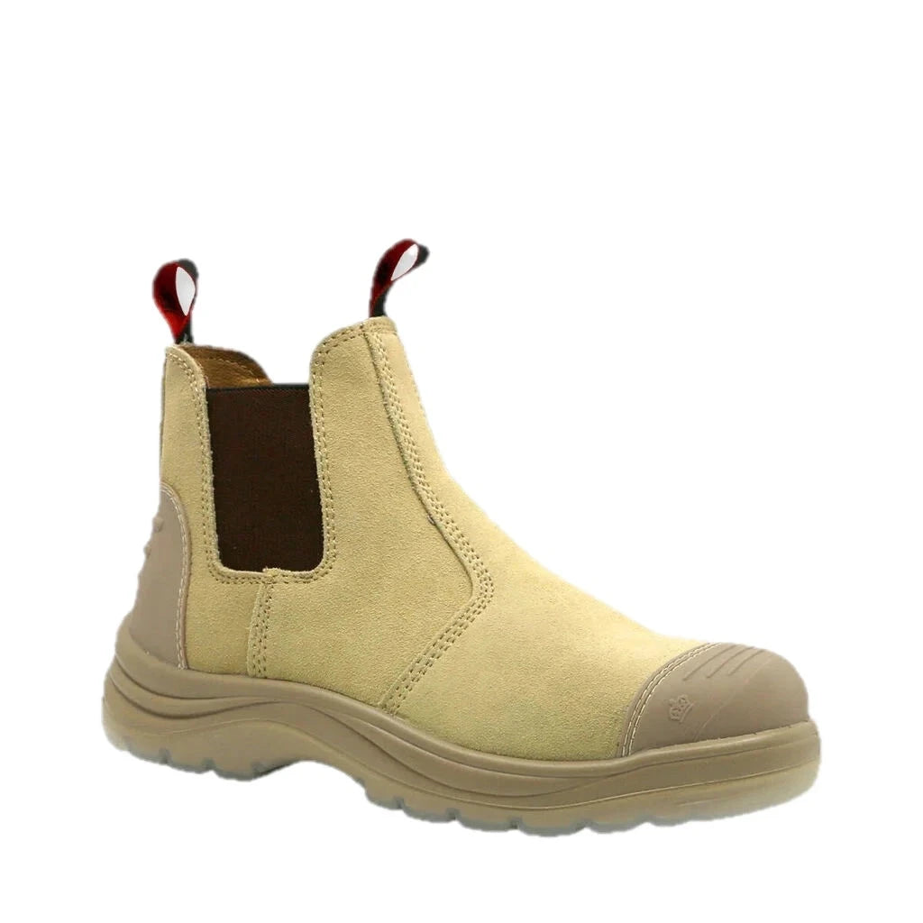 Wills Suede Steel Cap Gusset Work Boots