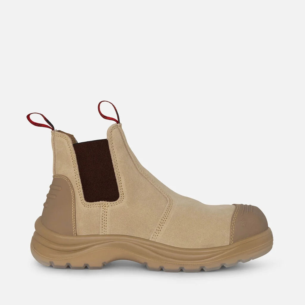Wills Suede Steel Cap Gusset Work Boots