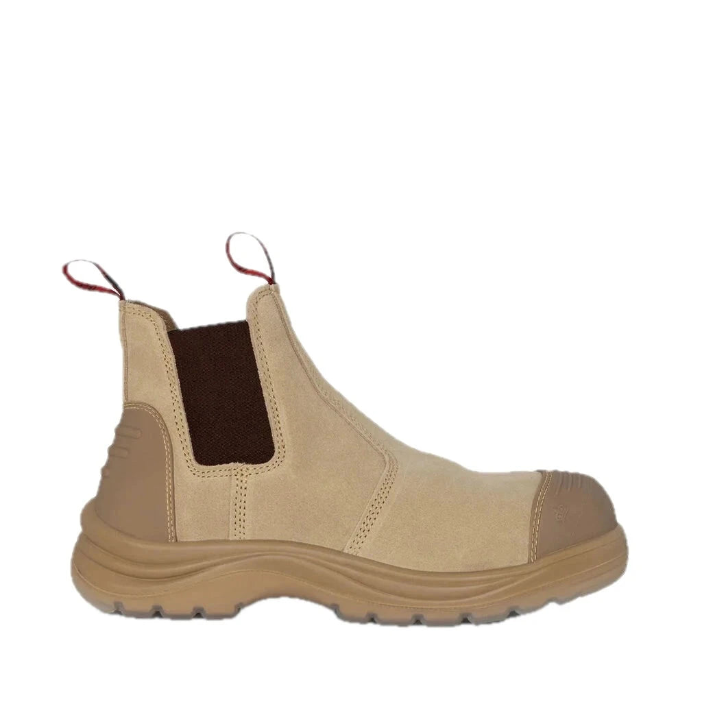 Wills Suede Steel Cap Gusset Work Boots