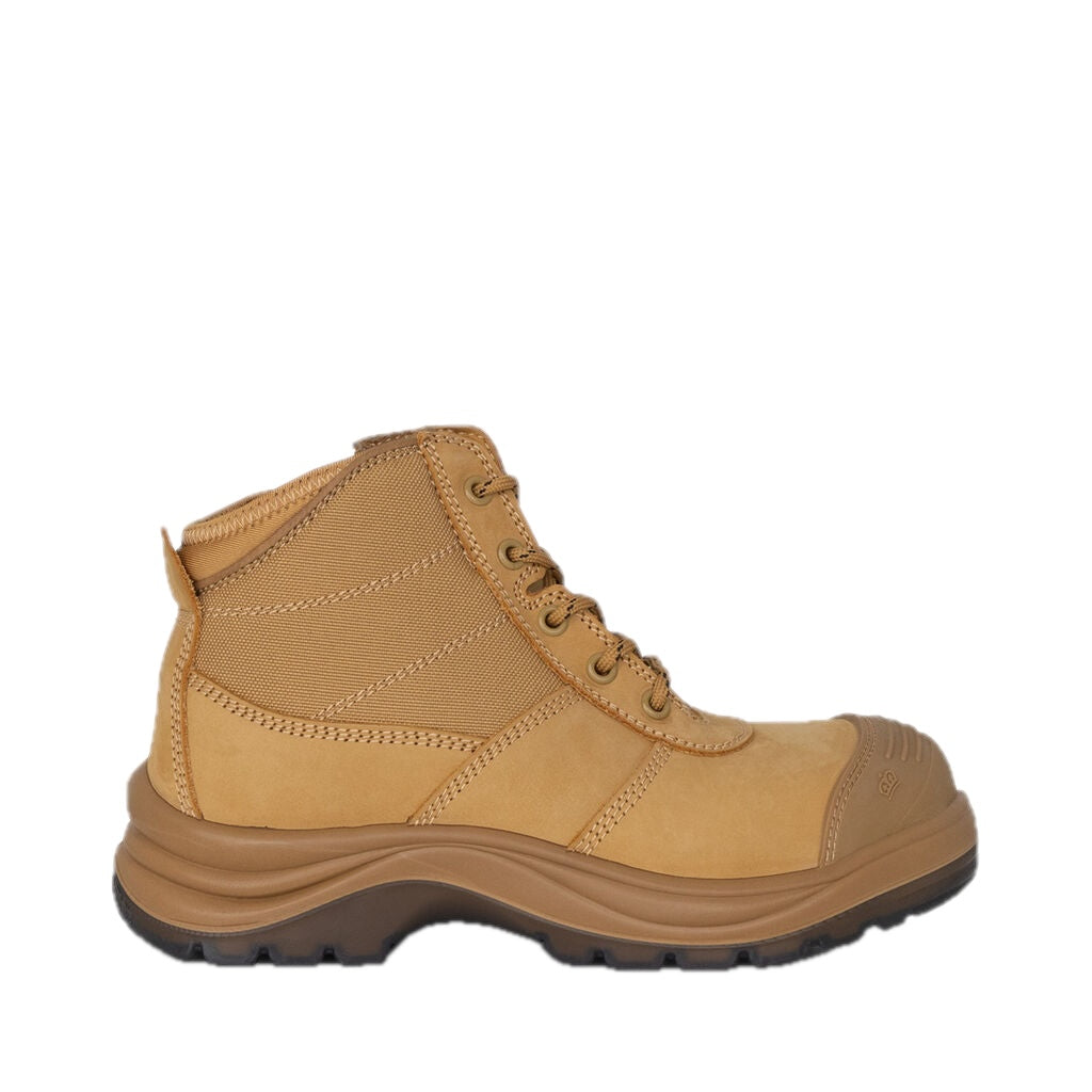 Tradie Women's Zip/Lace Steel Cap Work Boots 5