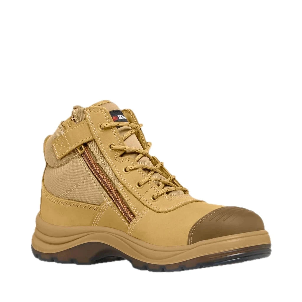 Tradie Zip/Lace Steel Cap Safety Work Boots 5