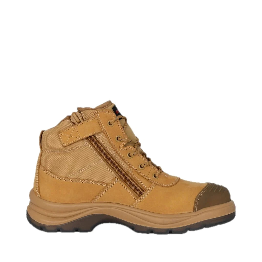 Tradie Zip/Lace Steel Cap Safety Work Boots 5