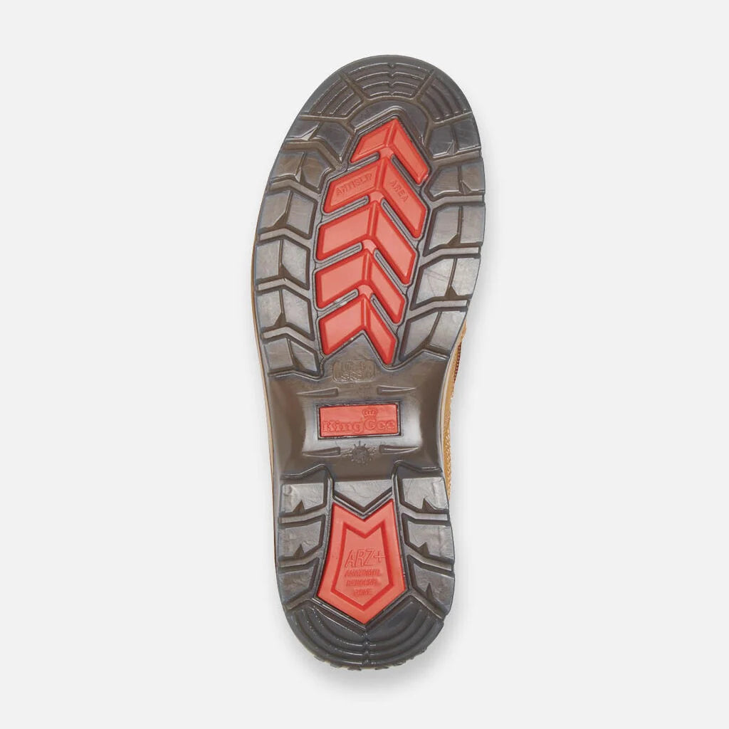 Botas de segurança de trabalho com biqueira de aço, fecho e atacadores, tamanho 5.