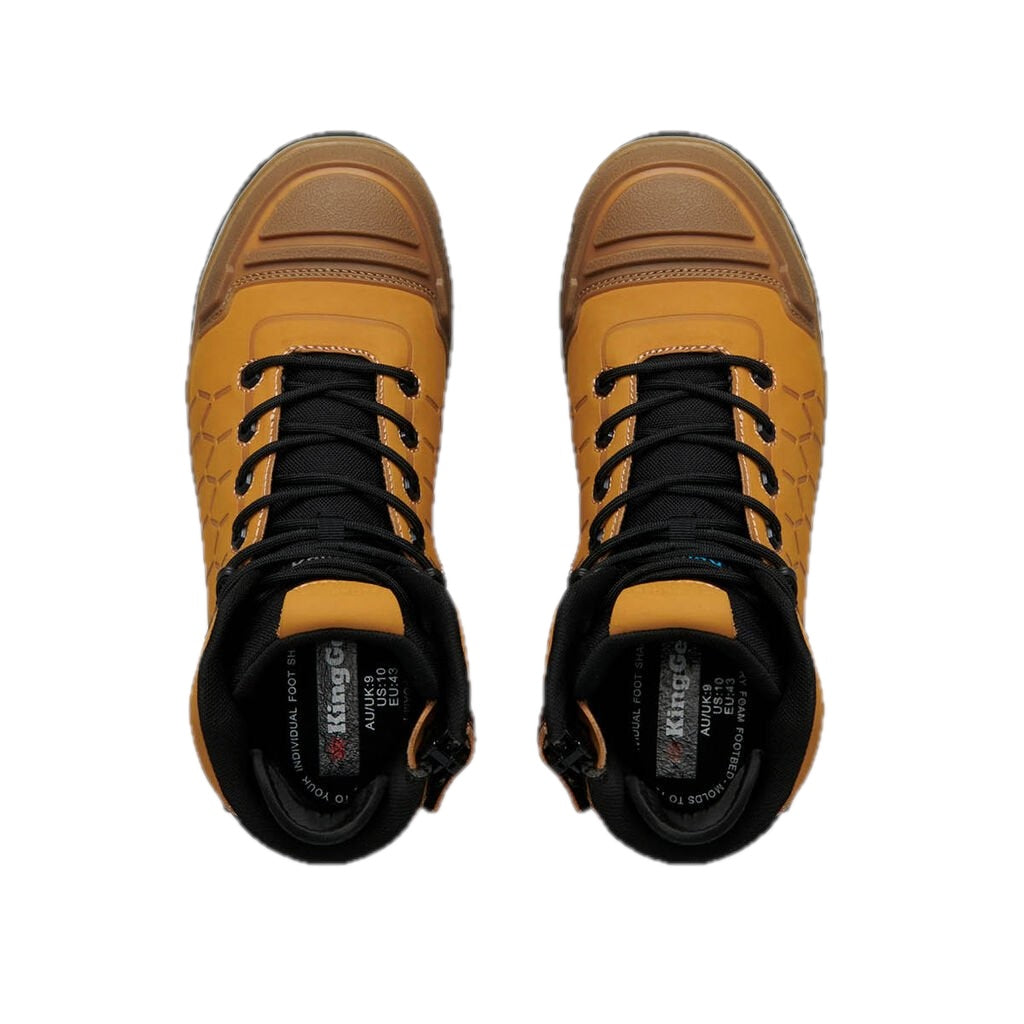 QUANTUM HYBRID ZIP/LACE COMPOSITE TOE WORK BOOTS 5"