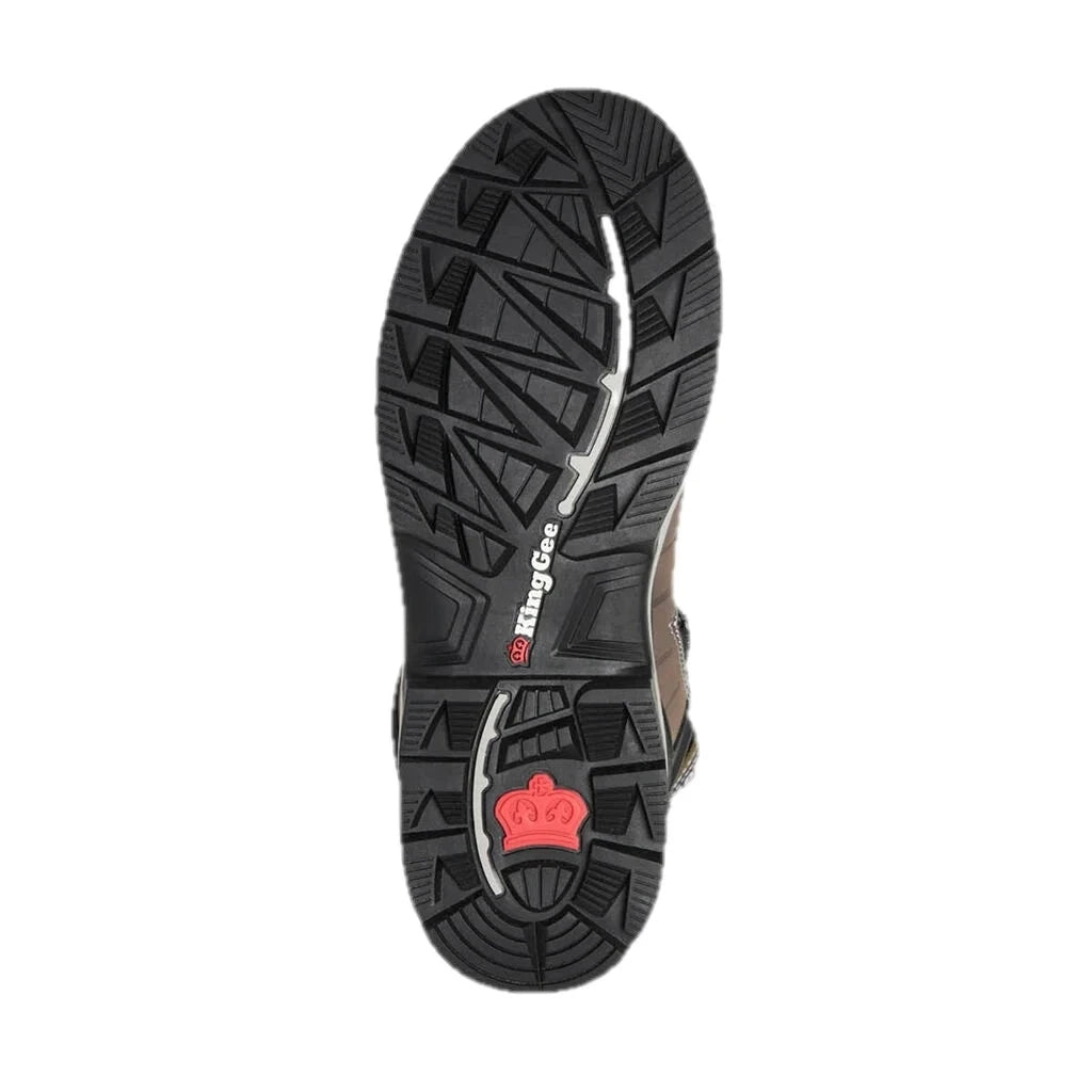 Botas de trabalho Quantum Hybrid com fecho/ataca e biqueira em compósito, 5" - Cedro 