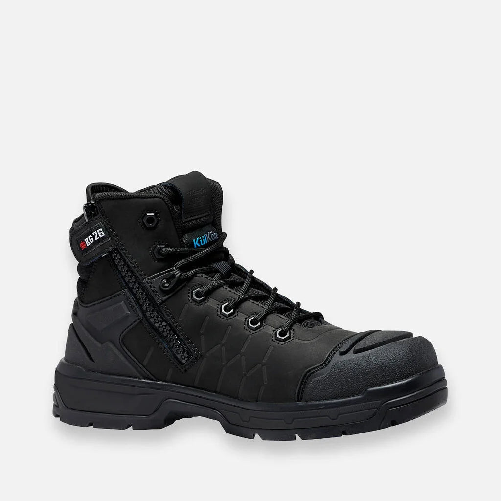 Botas de trabalho Quantum Hybrid com biqueira composta, cano de 5 polegadas - Pretas 