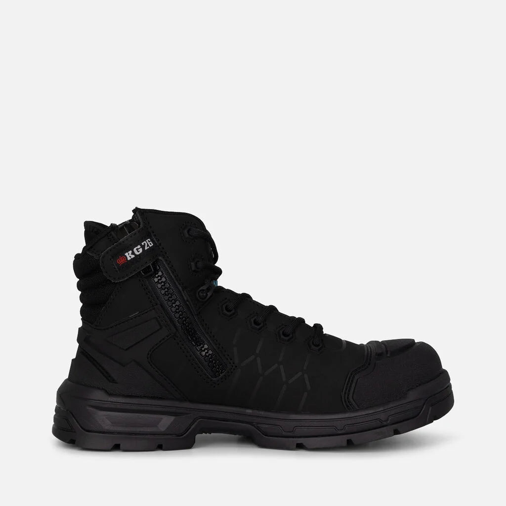 Botas de trabalho Quantum Hybrid com biqueira composta, cano de 5 polegadas - Pretas 